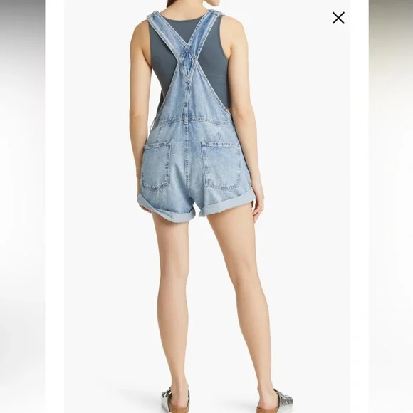 Free People We The Free Ziggy Shortalls - Picture 4 of 6